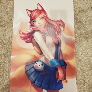 Academy Ari Art Print Poro Kawaii Pink